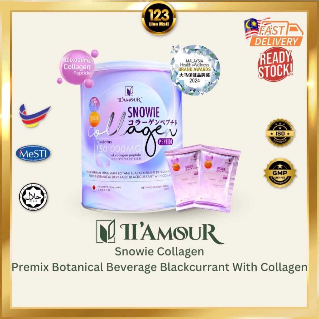 my-11134207-820l6-mgoguo39agp7b5 LL‘AMOUR | SNOWIE COLLAGEN PERTIDE(10G) 胶原蛋白肽粉 - Image 1
